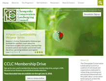 Tablet Screenshot of chesapeakelandscape.org